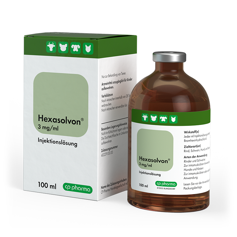 Hexasolvon 3 mg/ml Injektionslösung, 100 ml