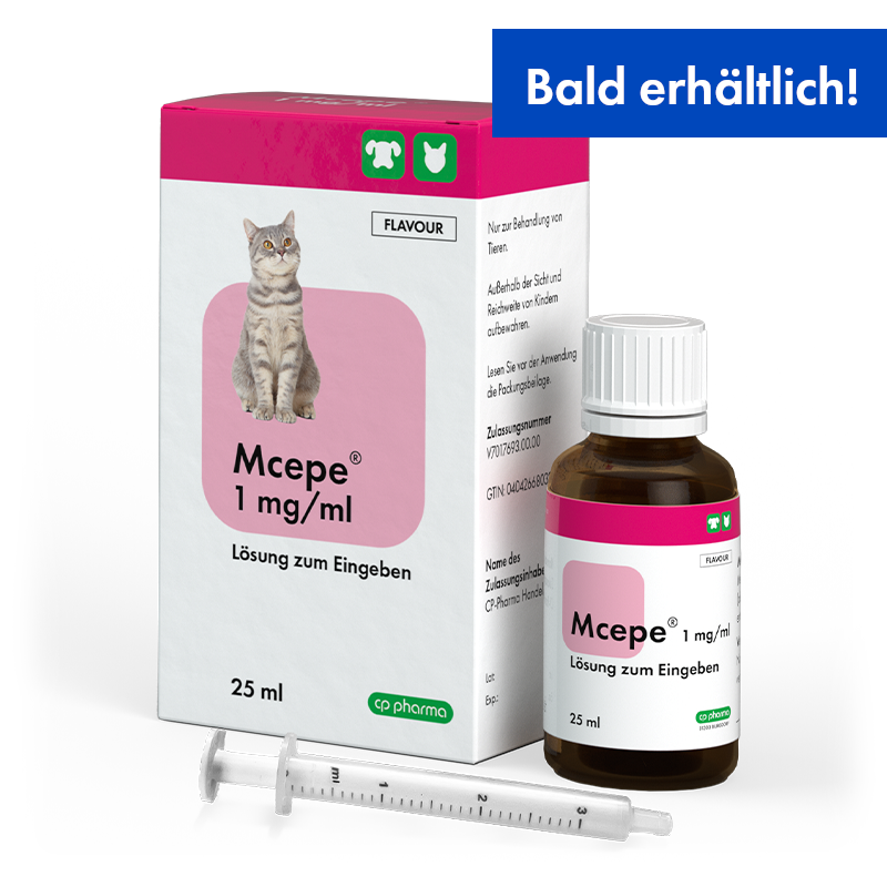 Mcepe 1 mg/ml orale Lösung für Hunde und Katzen, 25 ml