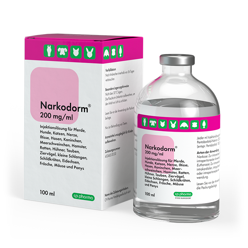 Narkodorm 200 mg/ml Injektionslösung, 100 ml