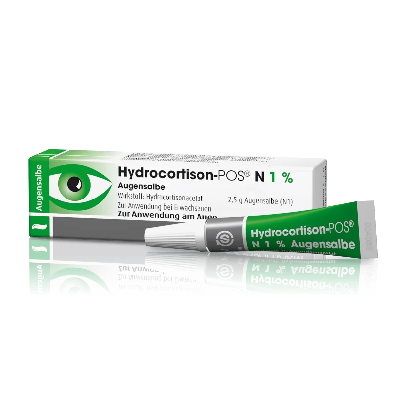HYDROCORTISON-POS N 1 % Augensalbe, 2,5 g