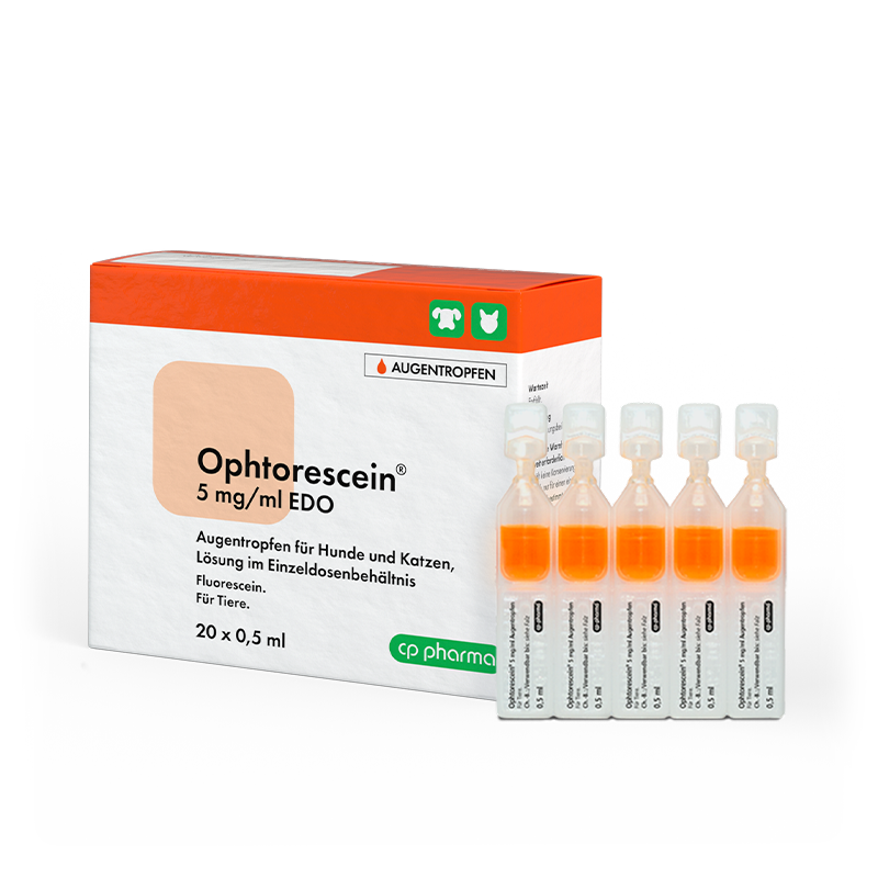 Ophtorescein 5 mg/ml EDO, 20 x 0,5 ml