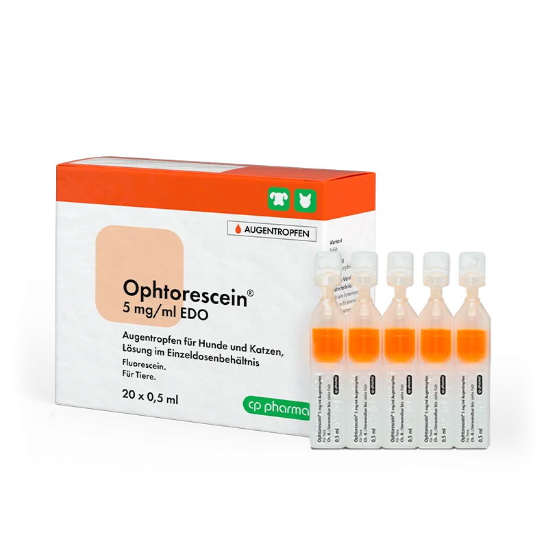 Ophtorescein 5 mg/ml EDO, 20 x 0,5 ml
